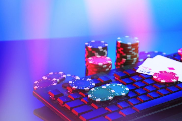 Ilustrasi proses deposit dan penarikan dana pada platform hiburan digital yang mudah dan aman